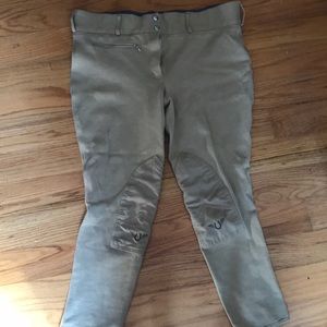 Tuffrider - Riding Breeches - Tan (size 36) with front pocket